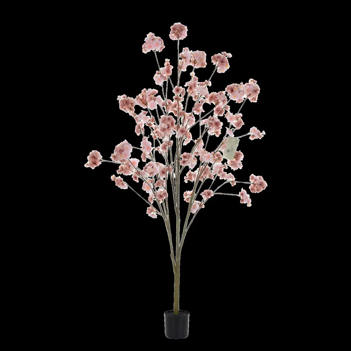 Kunst bloesem prunus boom roze 100 cm