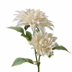 Kunstbloem beige creme velvet