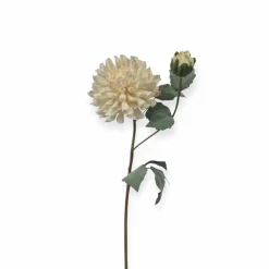 Kunstbloem Beige Dahlia klein 60 cm