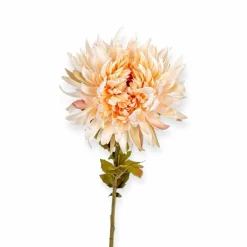 Kunstbloem Chrysant Zalm beige 62 cm