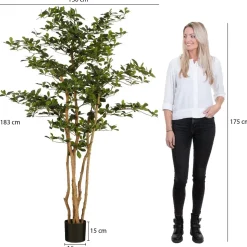 Kunstplant Olijfboom in Pot – H183 x Ø130 cm – Groen