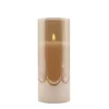 Led kaars in glas mood light gold 10x25cm