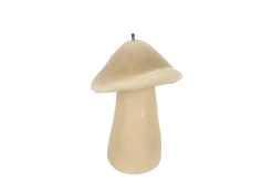 Led paddenstoel kaars Countryfield M beige