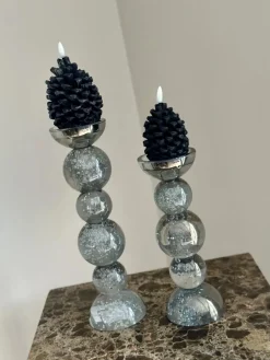 Light & Living | Kandelaar ITINGA glas smoke L