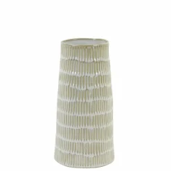 Light & Living Vaas Ø13×26,5 cm GIORGIA crème beige