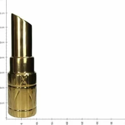 Lipstick vaas | Goud | 10x10x35cm