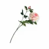 Losse kunstbloem pioenroos licht roze 68 cm