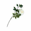 Losse kunstbloem pioenroos wit 68 cm