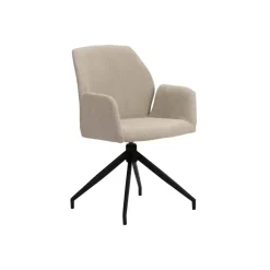 Luxe eetkamerstoel Storm Draaistoel Beige