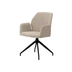Luxe eetkamerstoel Storm Draaistoel Beige