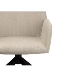 Luxe eetkamerstoel Storm Draaistoel Beige