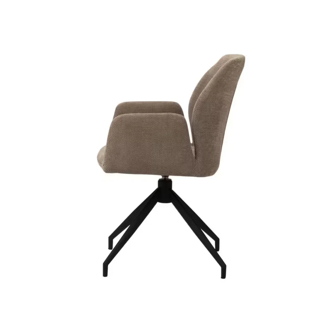 Luxe eetkamerstoel Storm Draaistoel Bruin