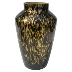 Luxe vaas Hudson gold cheetah Ø22,5 x H35 cm