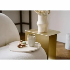 Marmer dienblad mooisa rond Ø30cm beige