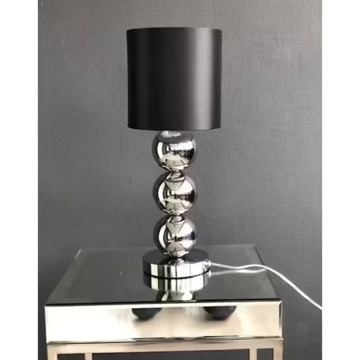 Mini Bollamp Chroom