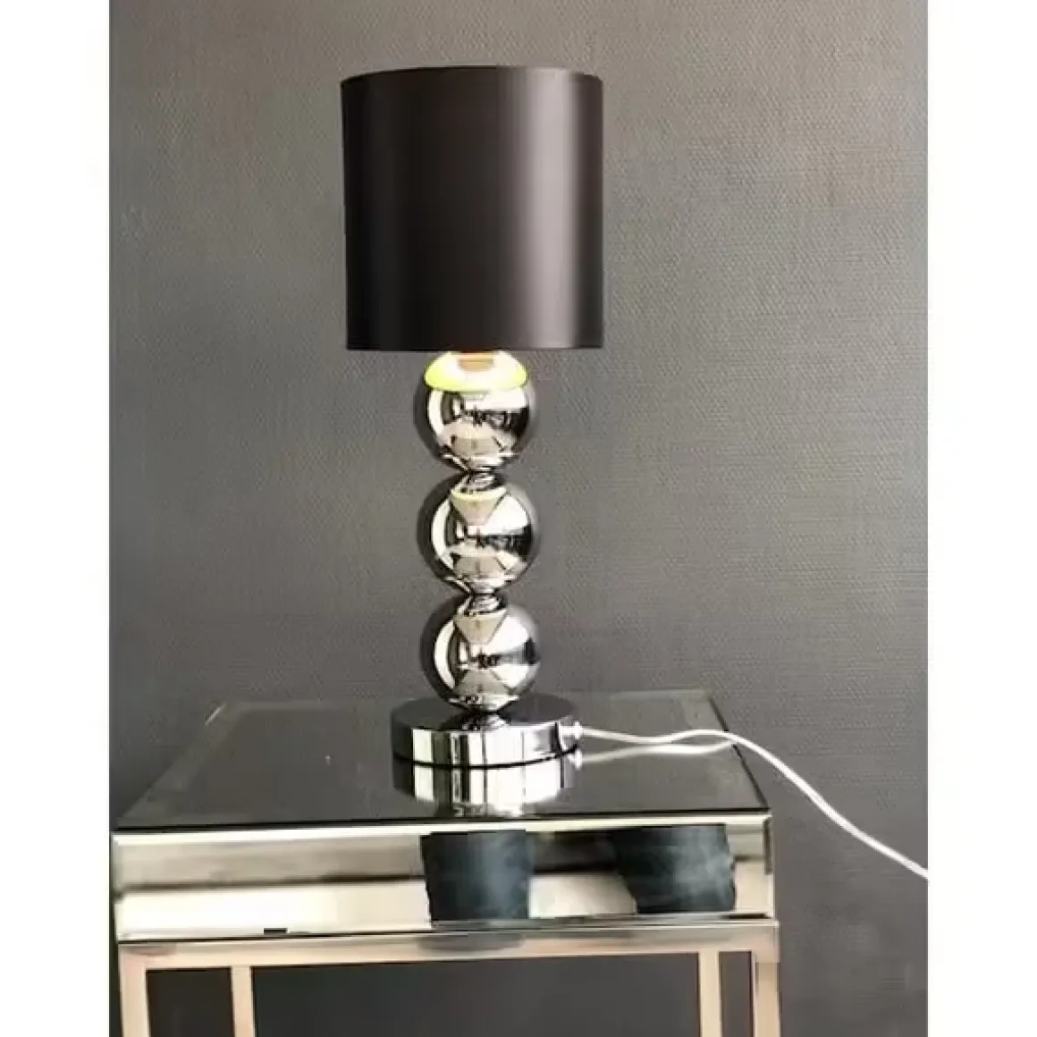 Mini Bollamp Chroom