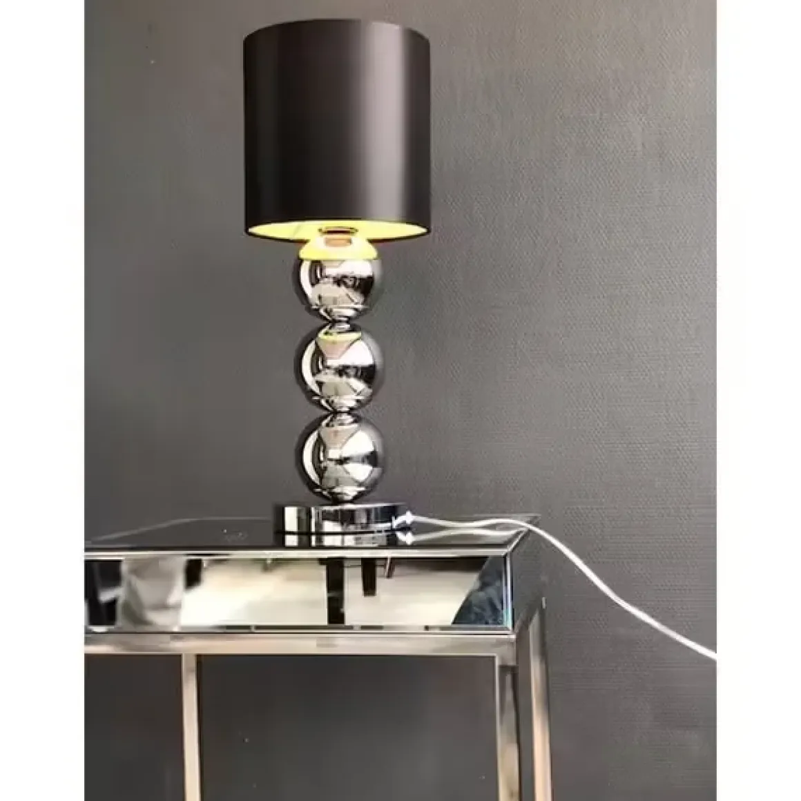 Mini Bollamp Chroom