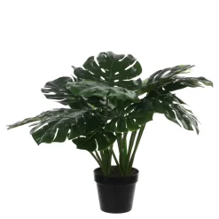 Monstera Kunstplant – H60 x Ø80 cm – Groen