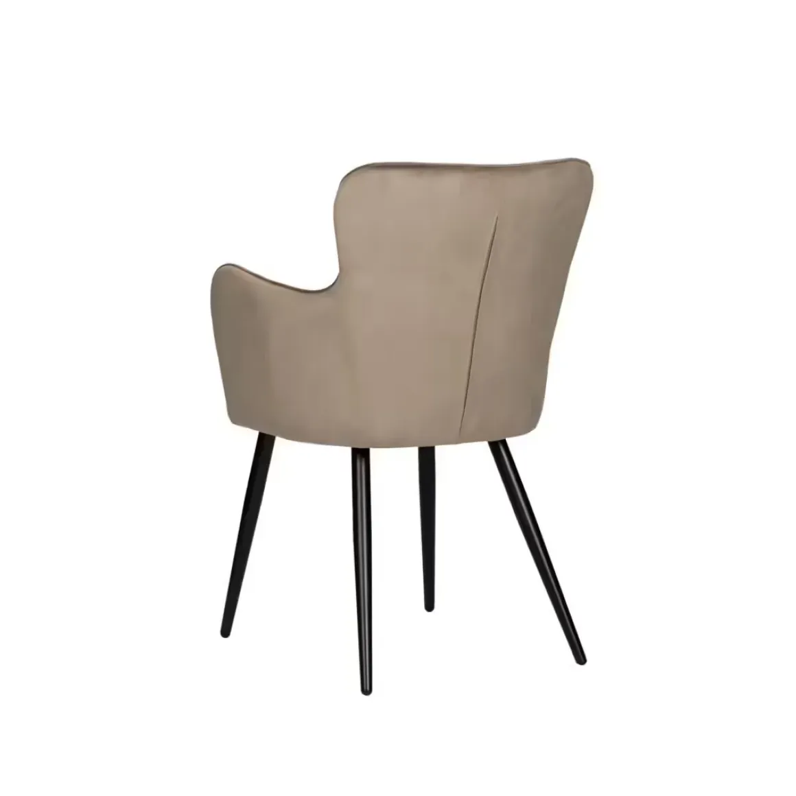 Oorfauteuil luxe eetkamerstoelen zandwit (Set van 2)