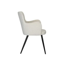 Oorfauteuil parelwit (Set van 2)