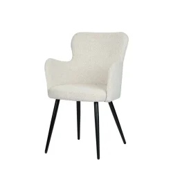 Oorfauteuil parelwit (Set van 2)