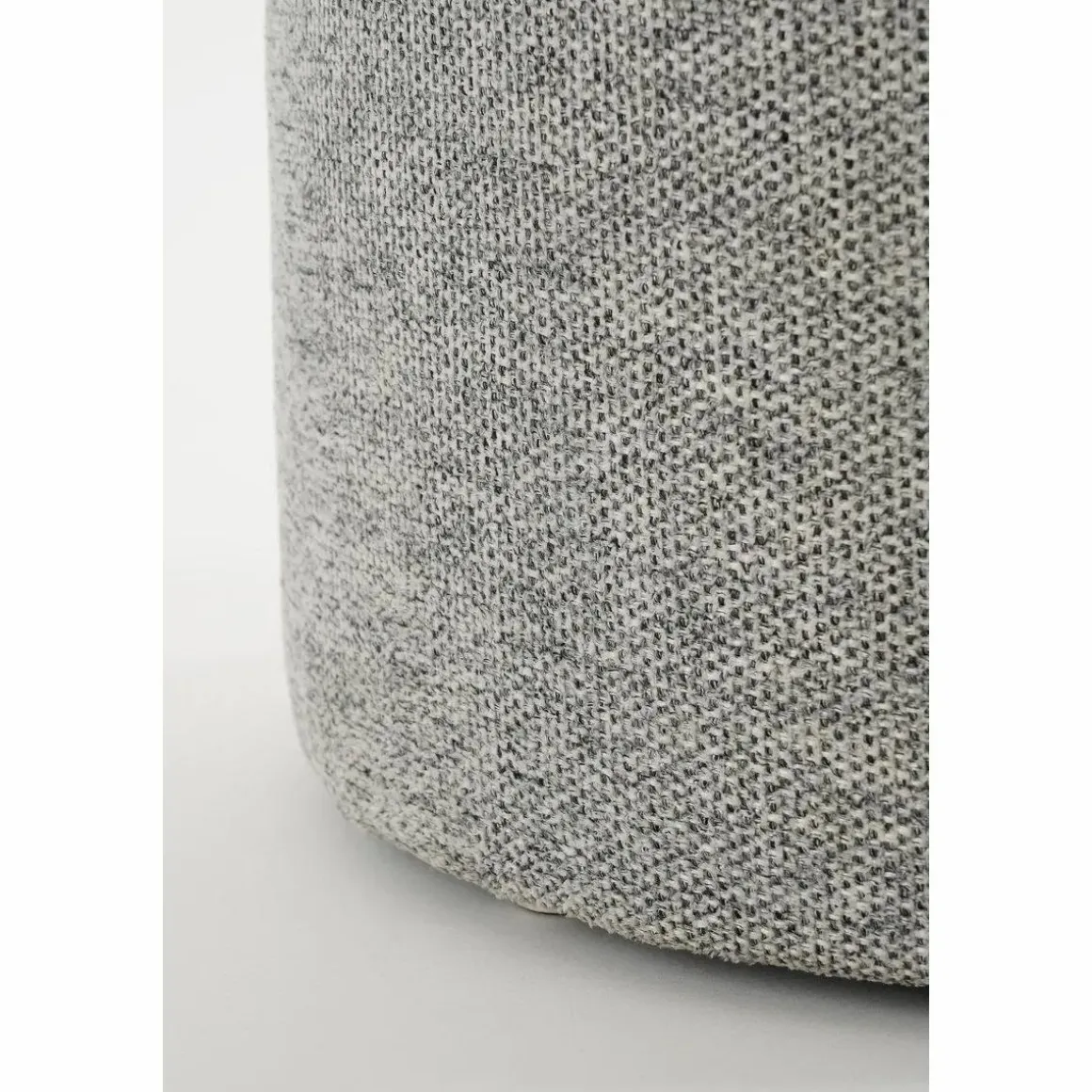 Opbergpoef – H45 x Ø40 cm – Grijs