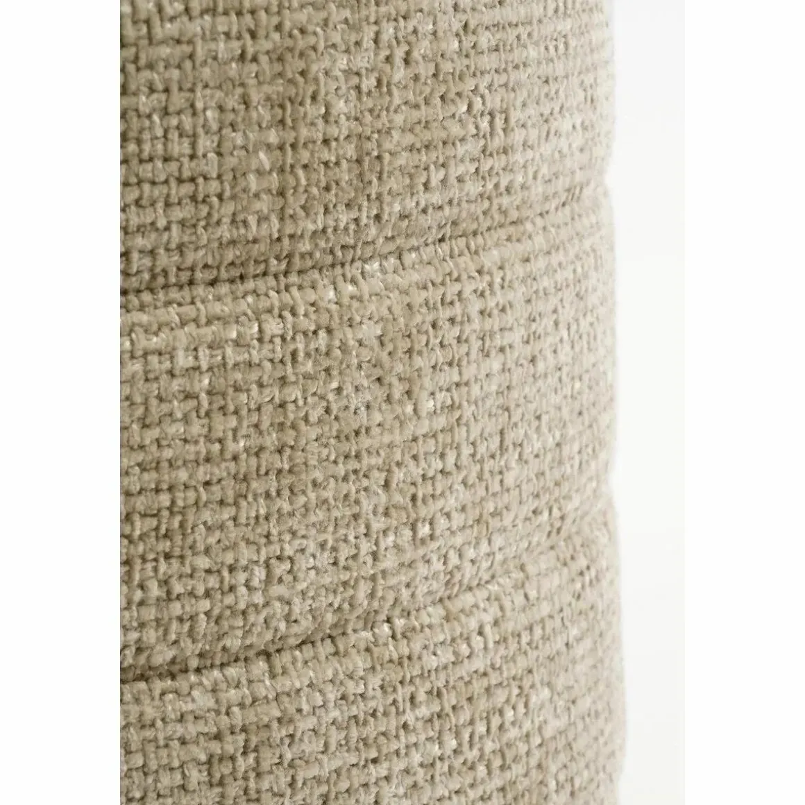 Opbergpoef – H41 x Ø42 cm – Lichtgrijs