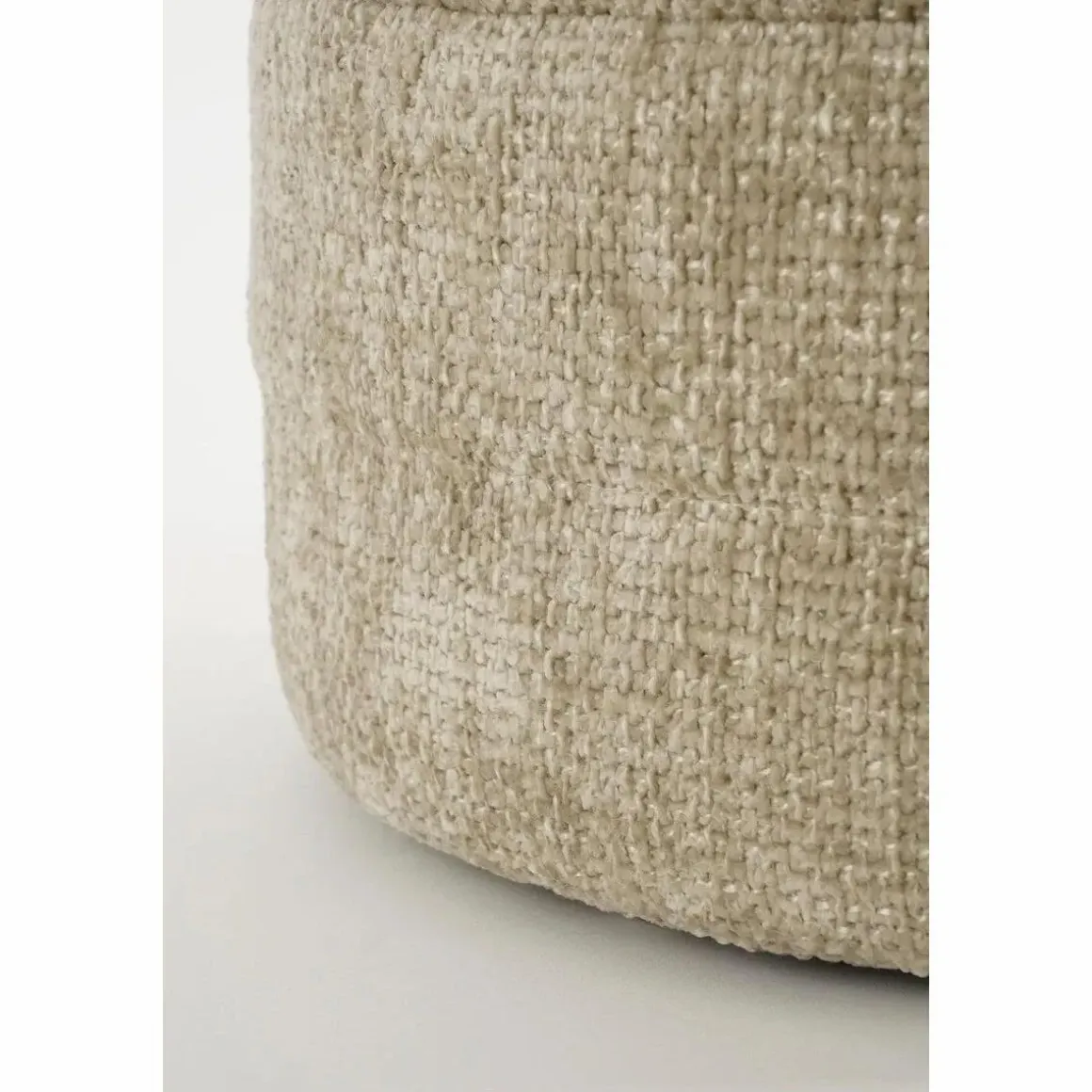 Opbergpoef – H41 x Ø42 cm – Lichtgrijs