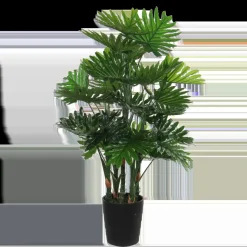 Philodendron Kunstplant – H120 x Ø80 cm – Groen