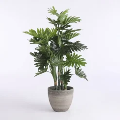 Philodendron Kunstplant – H120 x Ø80 cm – Groen