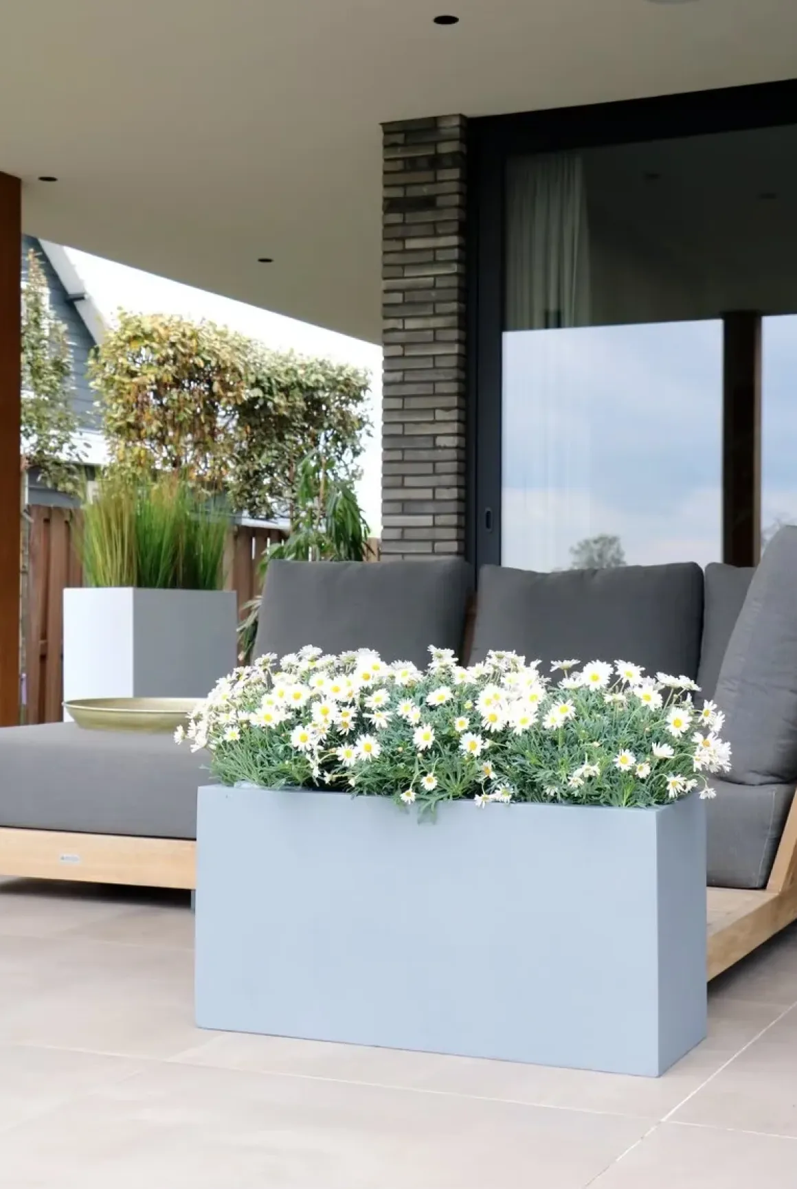 Plantenbak – Indiana grey