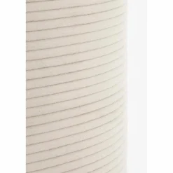 Poef met Opbergruimte – H41 x Ø42 cm – Off-white