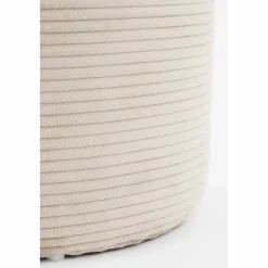 Poef met Opbergruimte – H41 x Ø42 cm – Off-white