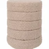 Poef Rosa Beige 53 x ø43 cm