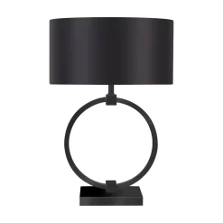 Ringlamp Zwart S