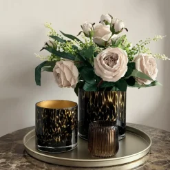 Salon tafel decoratie set Hotel chique goud panter