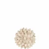 Schelp bal beige decoratie S Ø12cm