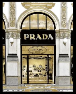 Schilderij poster met zwarte lijst luxe winkel p 40x50cm