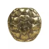 Schildpad turtle vaas goud 29,5x8x30cm