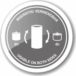 Set van 3 zwarte luxe waxinelichthouders