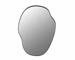 Spiegel Vanessa organisch zwart L