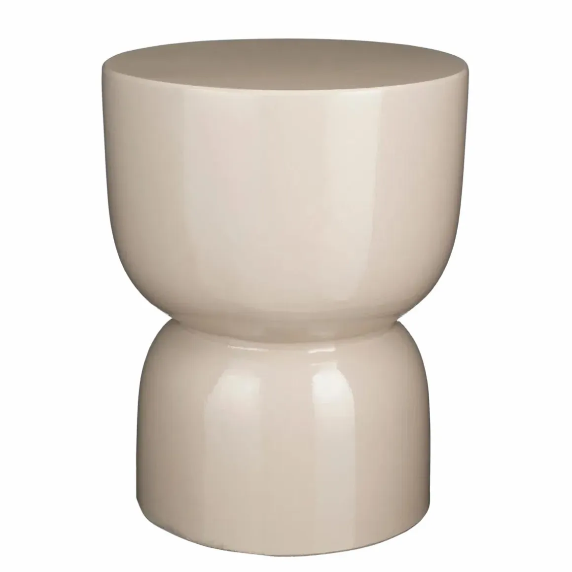 Stage Bijzettafel – H45 x Ø35 cm – Cement – Beige