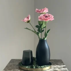 Tafel decoratie set zwart roze