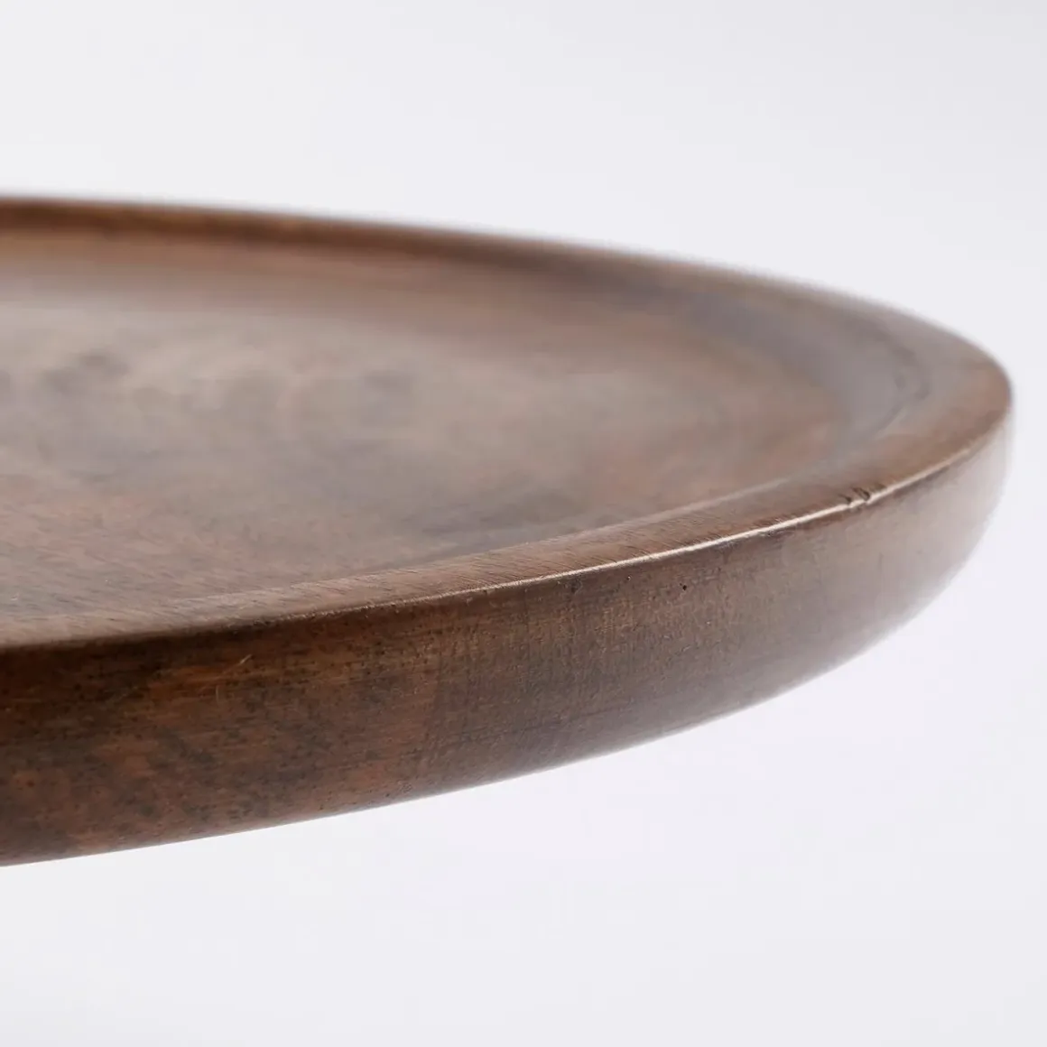 Tallo Taartplateau – H10 x Ø30 cm – 100% FSC Mangohout – Donkerbruin