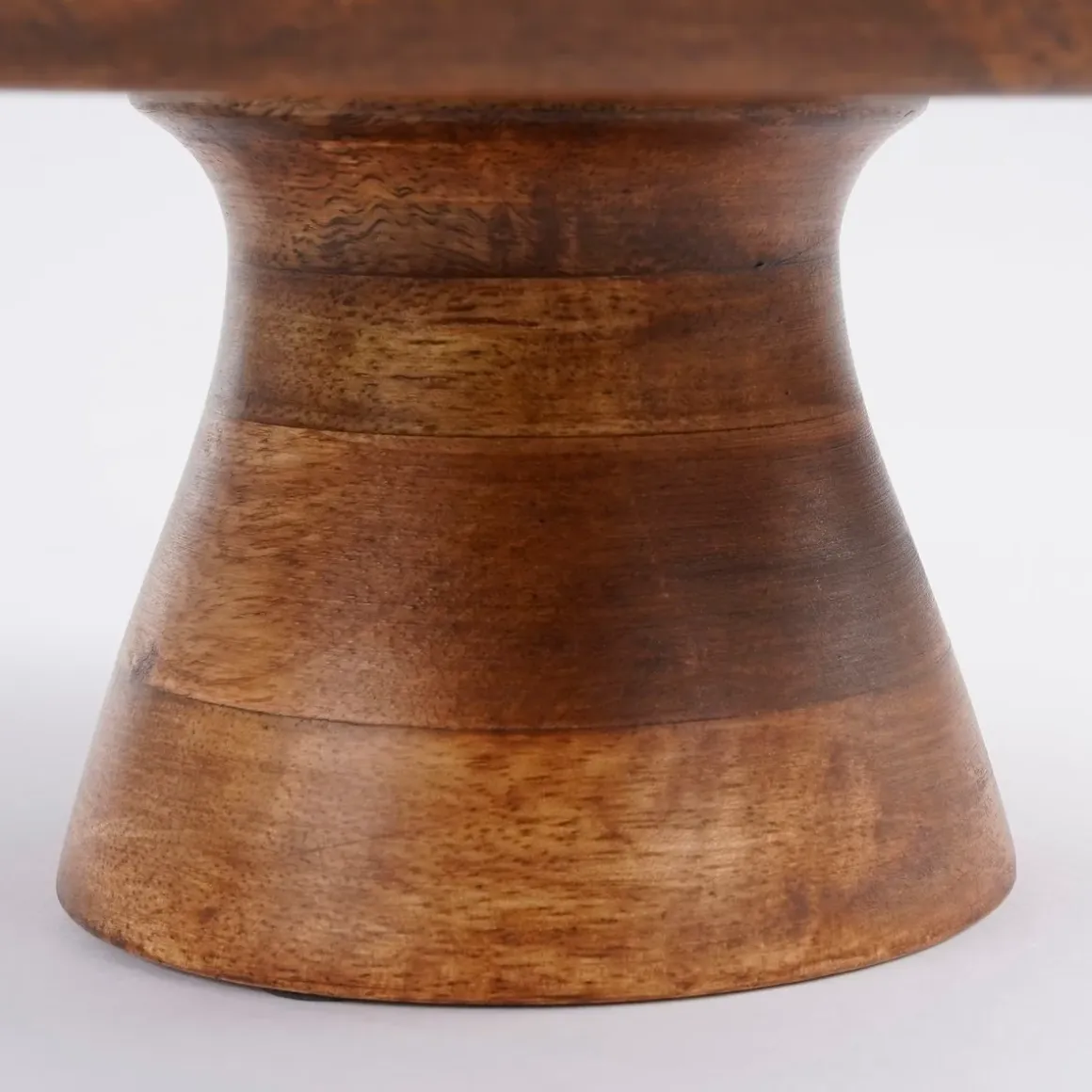 Tallo Taartplateau – H10 x Ø30 cm – 100% FSC Mangohout – Donkerbruin