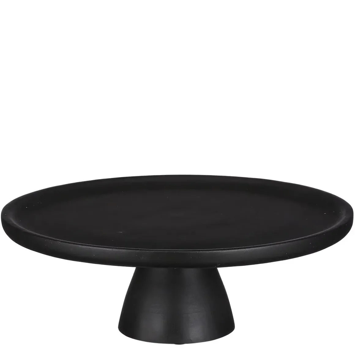 Tallo Taartplateau – H10 x Ø30 cm – 100% FSC Mangohout – Zwart