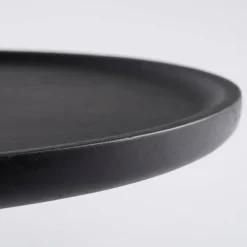 Tallo Taartplateau – H10 x Ø30 cm – 100% FSC Mangohout – Zwart