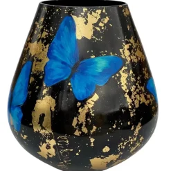 Tasman butterfly blue Ø26 x H28 cm