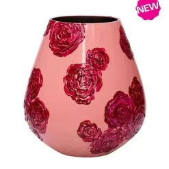 Tasman vaas M roses Ø26 x H28 cm