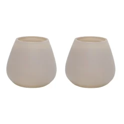 Theelichthouder – Tasman XS matte ivory (set van 2 stuks)